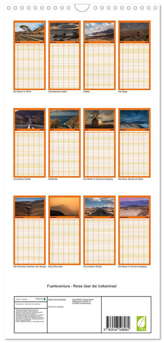 Fuerteventura - Reise über die Vulkaninsel (CALVENDO Familienplaner 2026)