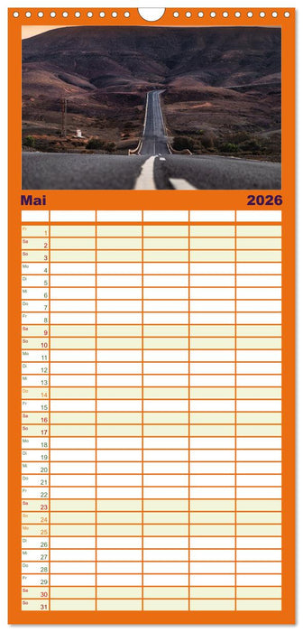 Fuerteventura - Reise über die Vulkaninsel (CALVENDO Familienplaner 2026)