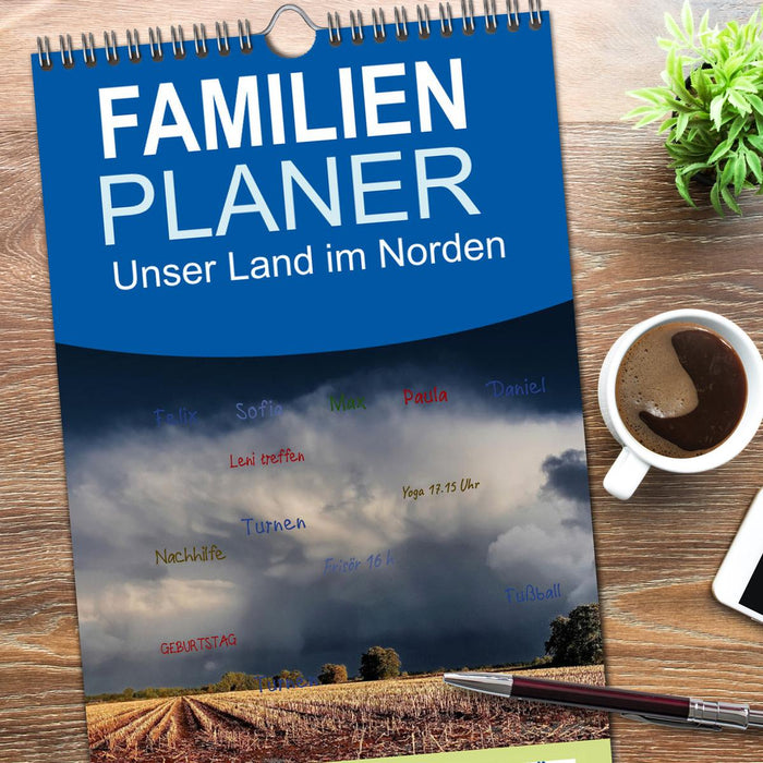 Unser Land im Norden (CALVENDO Familienplaner 2026)