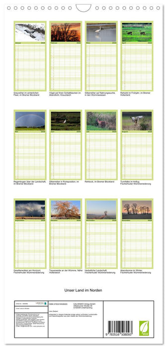 Unser Land im Norden (CALVENDO Familienplaner 2026)