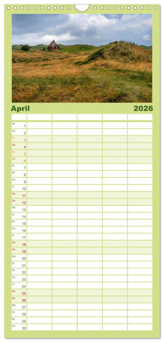 Dänemarks Nordseeküste - von Esbjerg bis Sondervig (CALVENDO Familienplaner 2026)