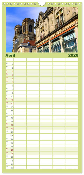 Sehnsuchtsorte in la belle France (CALVENDO Familienplaner 2026)