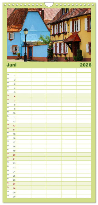 Sehnsuchtsorte in la belle France (CALVENDO Familienplaner 2026)