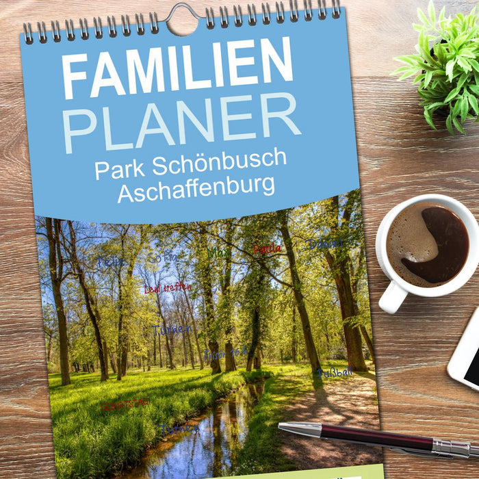 Park Schönbusch Aschaffenburg (CALVENDO Familienplaner 2026)