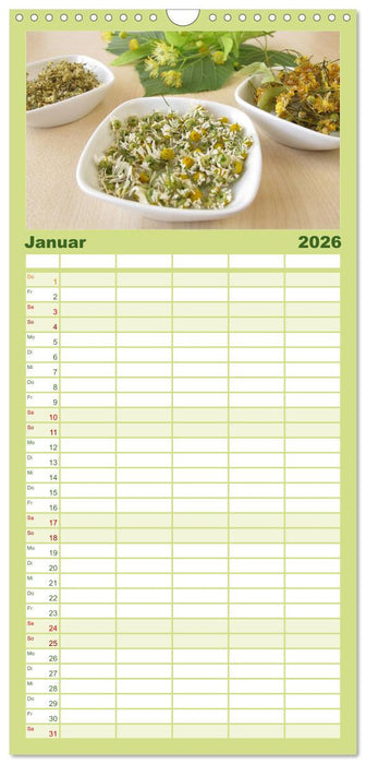 Momente zum Innehalten (CALVENDO Familienplaner 2026)