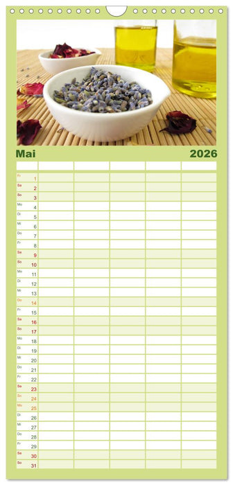 Momente zum Innehalten (CALVENDO Familienplaner 2026)