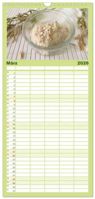 Mit Pflanzenkraft natürlich heilen (CALVENDO Familienplaner 2026)