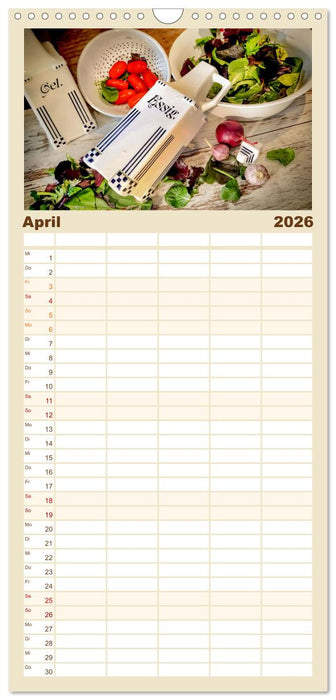 Küchengeplauder - Nostalgische Momente (CALVENDO Familienplaner 2026)