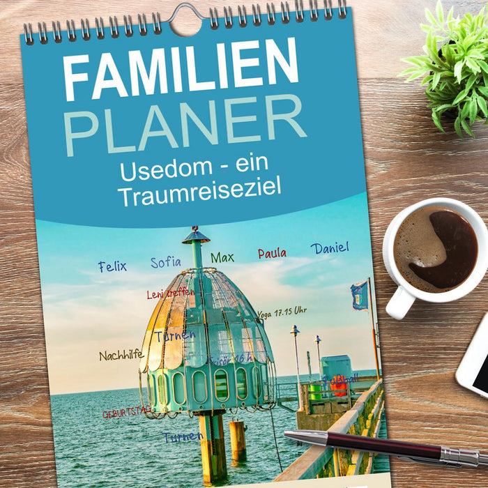 Usedom - ein Traumreiseziel (CALVENDO Familienplaner 2026)
