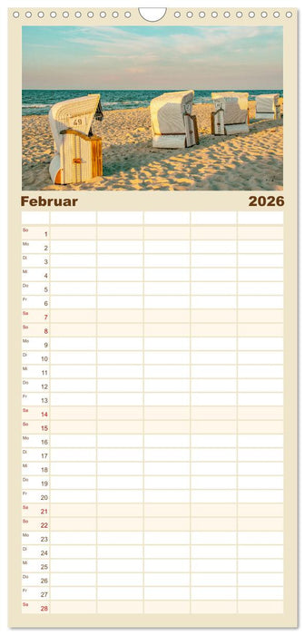 Usedom - ein Traumreiseziel (CALVENDO Familienplaner 2026)