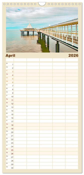 Usedom - ein Traumreiseziel (CALVENDO Familienplaner 2026)