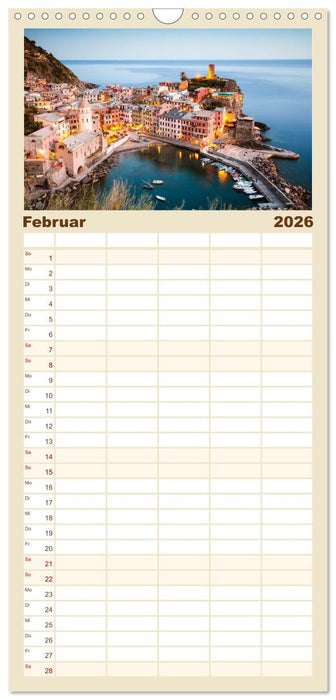 Italien - Eine Reise durch Bel Paese (CALVENDO Familienplaner 2026)