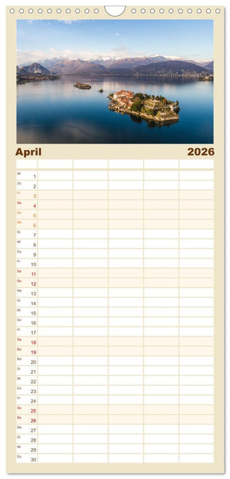 Italien - Eine Reise durch Bel Paese (CALVENDO Familienplaner 2026)