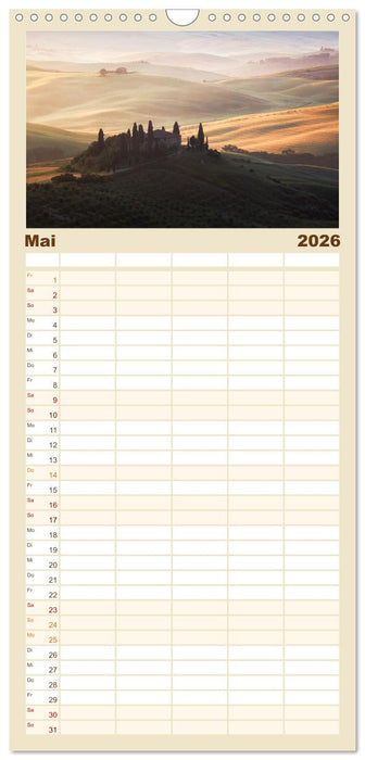 Italien - Eine Reise durch Bel Paese (CALVENDO Familienplaner 2026)