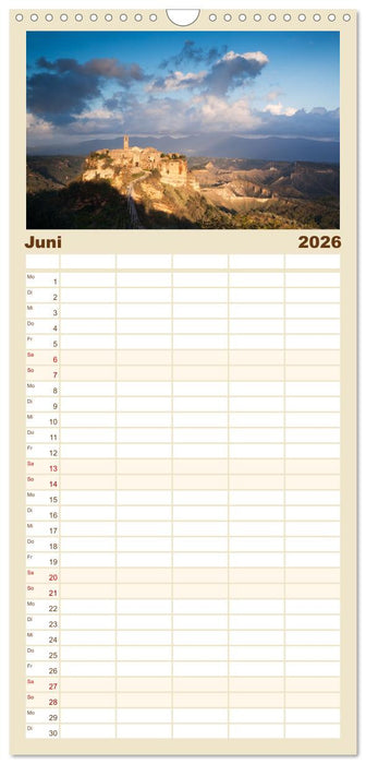 Italien - Eine Reise durch Bel Paese (CALVENDO Familienplaner 2026)