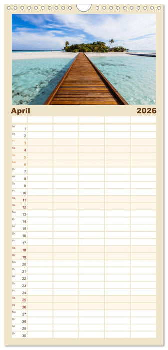 Trauminseln - Matteo Colombo (CALVENDO Familienplaner 2026)