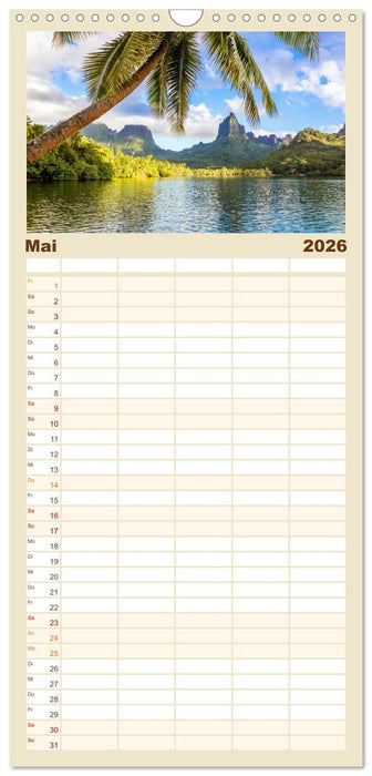 Trauminseln - Matteo Colombo (CALVENDO Familienplaner 2026)