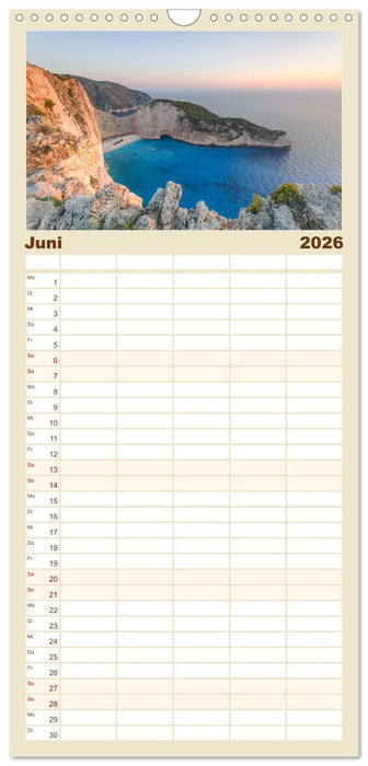 Trauminseln - Matteo Colombo (CALVENDO Familienplaner 2026)