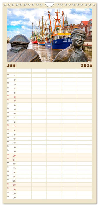 NORDSEE-VERLIEBT (CALVENDO Familienplaner 2026)