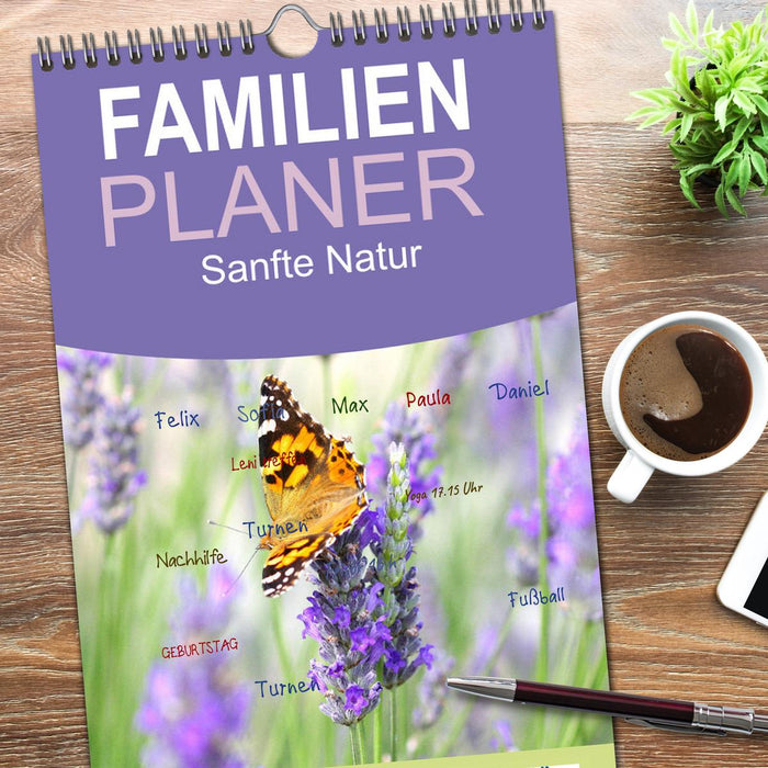 Sanfte Natur (CALVENDO Familienplaner 2026)
