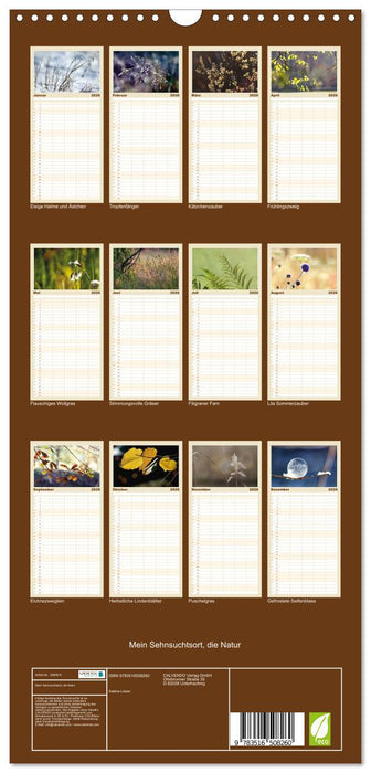Mein Sehnsuchtsort, die Natur (CALVENDO Familienplaner 2026)