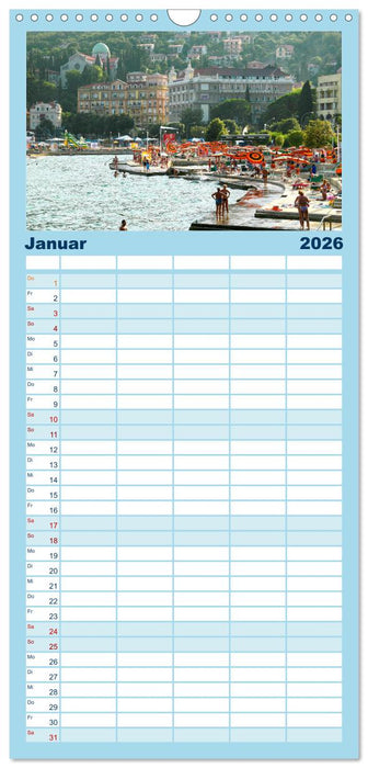 Träumen von Istrien (CALVENDO Familienplaner 2026)