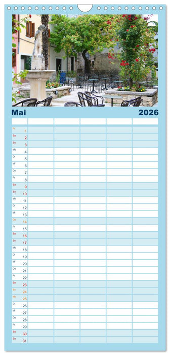 Träumen von Istrien (CALVENDO Familienplaner 2026)