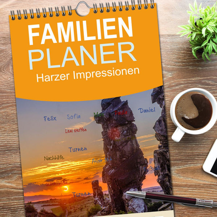 Harzer Impressionen (CALVENDO Familienplaner 2026)