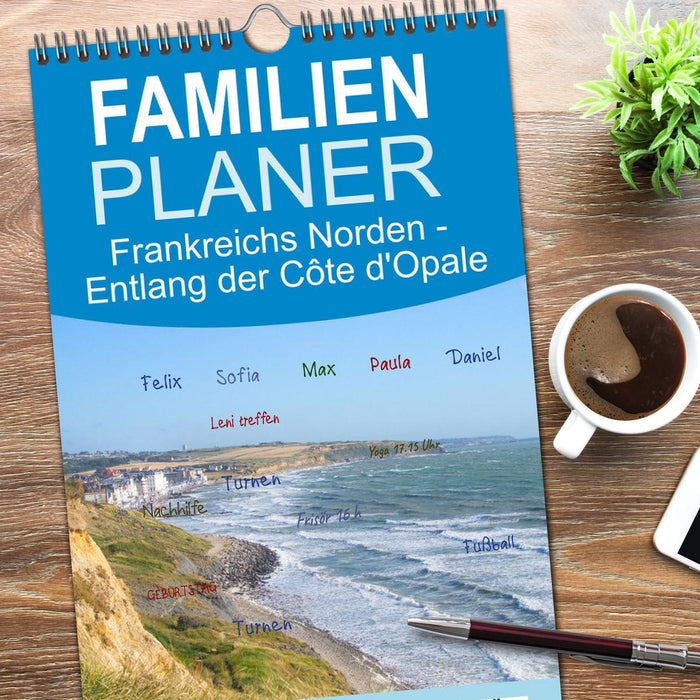 Frankreichs Norden - Entlang der Côte d'Opale (CALVENDO Familienplaner 2026)