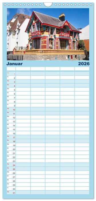 Frankreichs Norden - Entlang der Côte d'Opale (CALVENDO Familienplaner 2026)