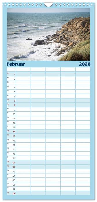 Frankreichs Norden - Entlang der Côte d'Opale (CALVENDO Familienplaner 2026)