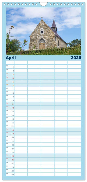 Frankreichs Norden - Entlang der Côte d'Opale (CALVENDO Familienplaner 2026)