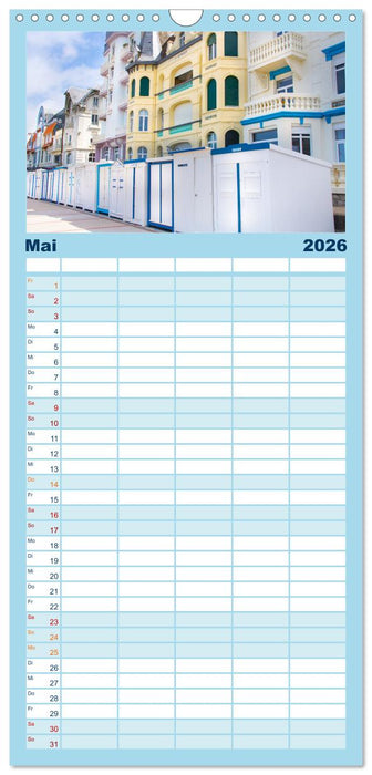 Frankreichs Norden - Entlang der Côte d'Opale (CALVENDO Familienplaner 2026)