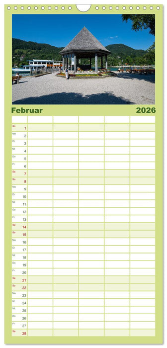 Der Tegernsee - Urlaubsparadies Bayerische Voralpen (CALVENDO Familienplaner 2026)