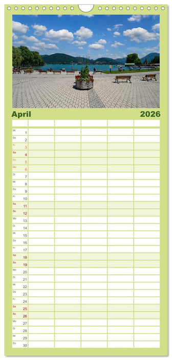 Der Tegernsee - Urlaubsparadies Bayerische Voralpen (CALVENDO Familienplaner 2026)