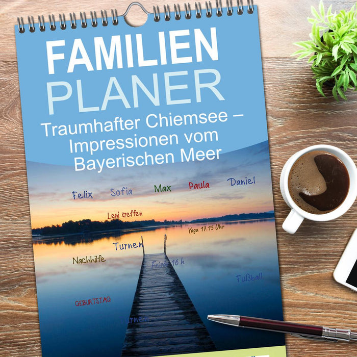 Traumhafter Chiemsee – Impressionen vom Bayerischen Meer (CALVENDO Familienplaner 2026)