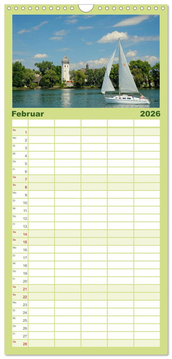 Traumhafter Chiemsee – Impressionen vom Bayerischen Meer (CALVENDO Familienplaner 2026)