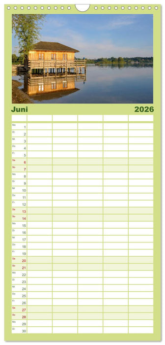 Traumhafter Chiemsee – Impressionen vom Bayerischen Meer (CALVENDO Familienplaner 2026)