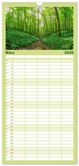 Farbenfrohe Heimat (CALVENDO Familienplaner 2026)