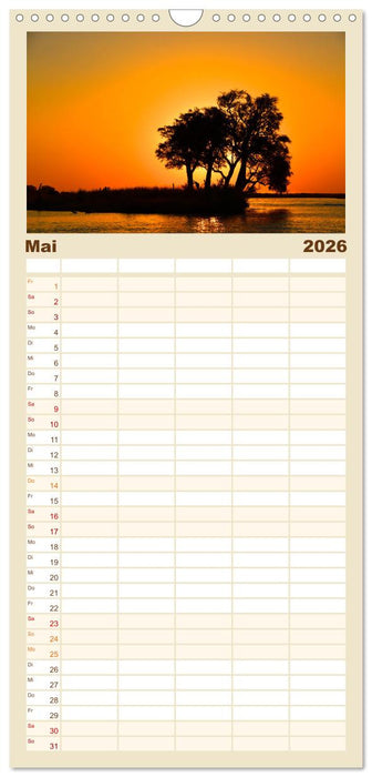 Natur und Landschaft. Südliches Afrika 2026 (CALVENDO Familienplaner 2026)