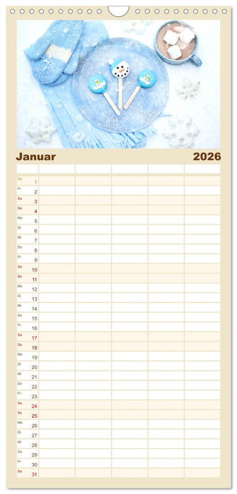 Zartes Landhausflair. Erholung und Entspannung für die Seele (CALVENDO Familienplaner 2026)