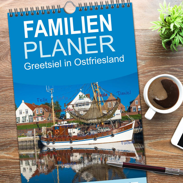 Greetsiel in Ostfriesland (CALVENDO Familienplaner 2026)