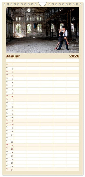 Tango eine Liebeserklärung (CALVENDO Familienplaner 2026)