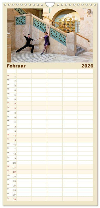 Tango eine Liebeserklärung (CALVENDO Familienplaner 2026)