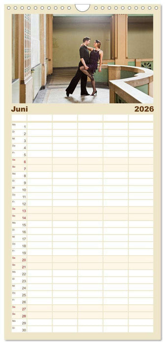 Tango eine Liebeserklärung (CALVENDO Familienplaner 2026)