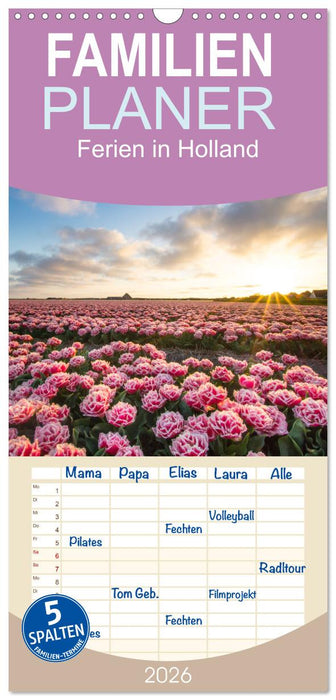 Ferien in Holland (CALVENDO Familienplaner 2026)