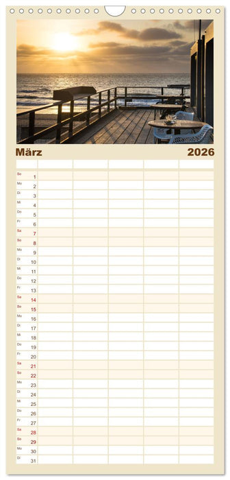 Ferien in Holland (CALVENDO Familienplaner 2026)