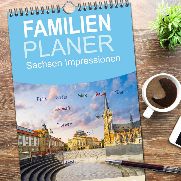 Sachsen Impressionen (CALVENDO Familienplaner 2026)