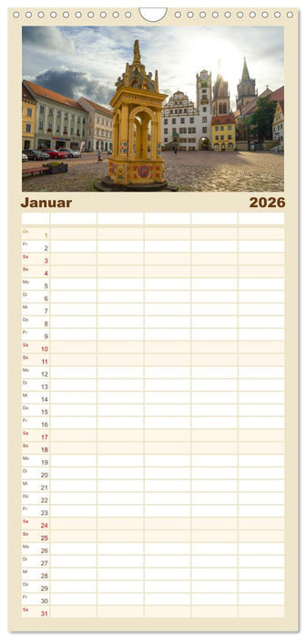 Sachsen Impressionen (CALVENDO Familienplaner 2026)