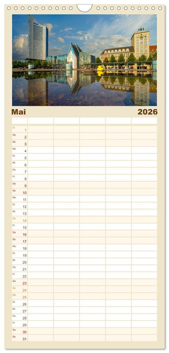 Sachsen Impressionen (CALVENDO Familienplaner 2026)